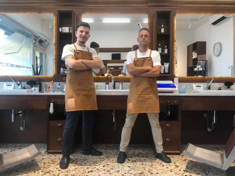 Andrea e Michele nel salone